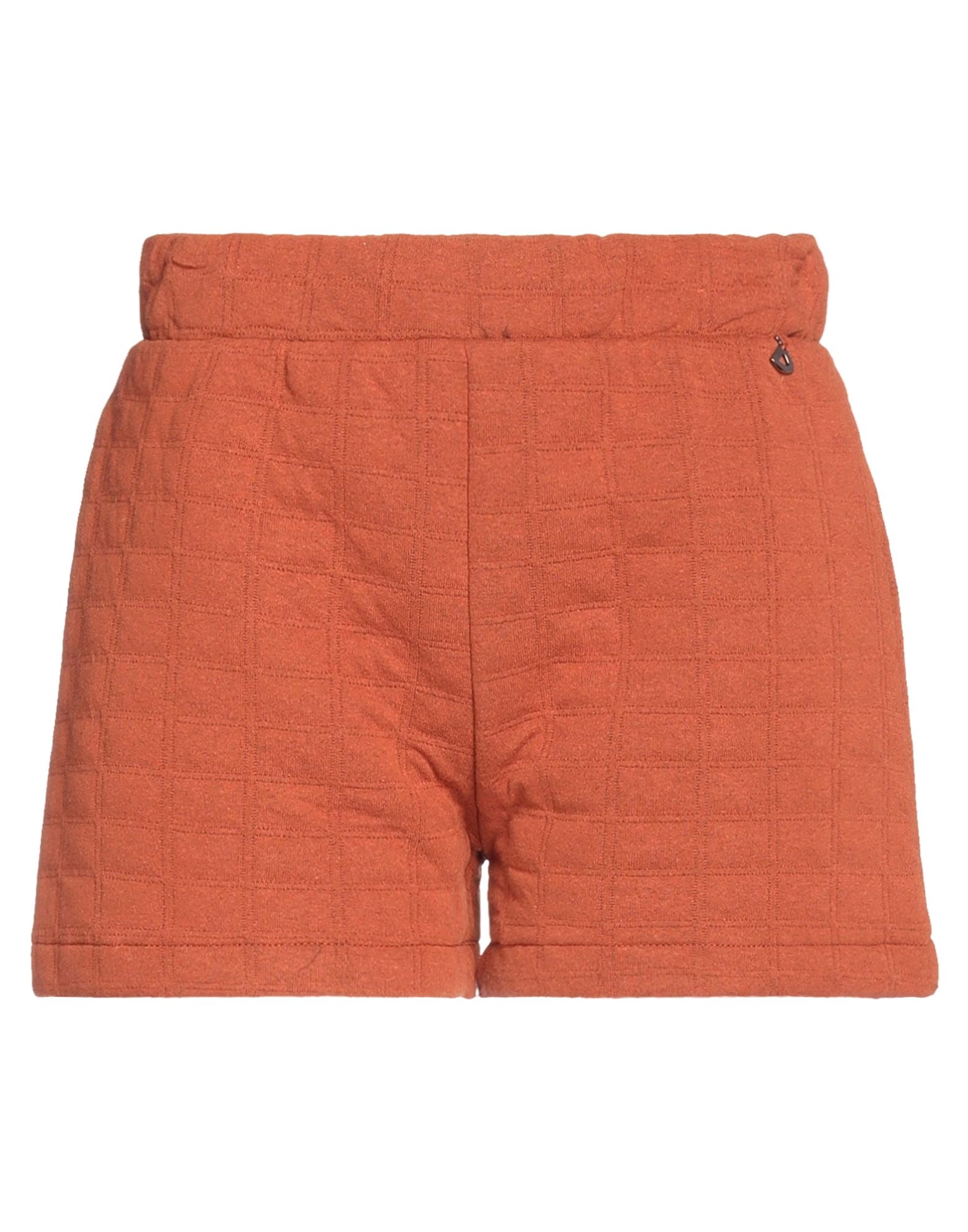 Dixie Woman Shorts & Bermuda Shorts Brown Size S Polyester, Cotton