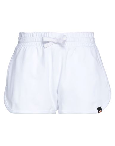 Ellesse Woman Shorts & Bermuda Shorts White Size L Cotton