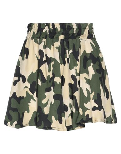 Dimora Woman Shorts & Bermuda Shorts Military Green Size 6 Viscose