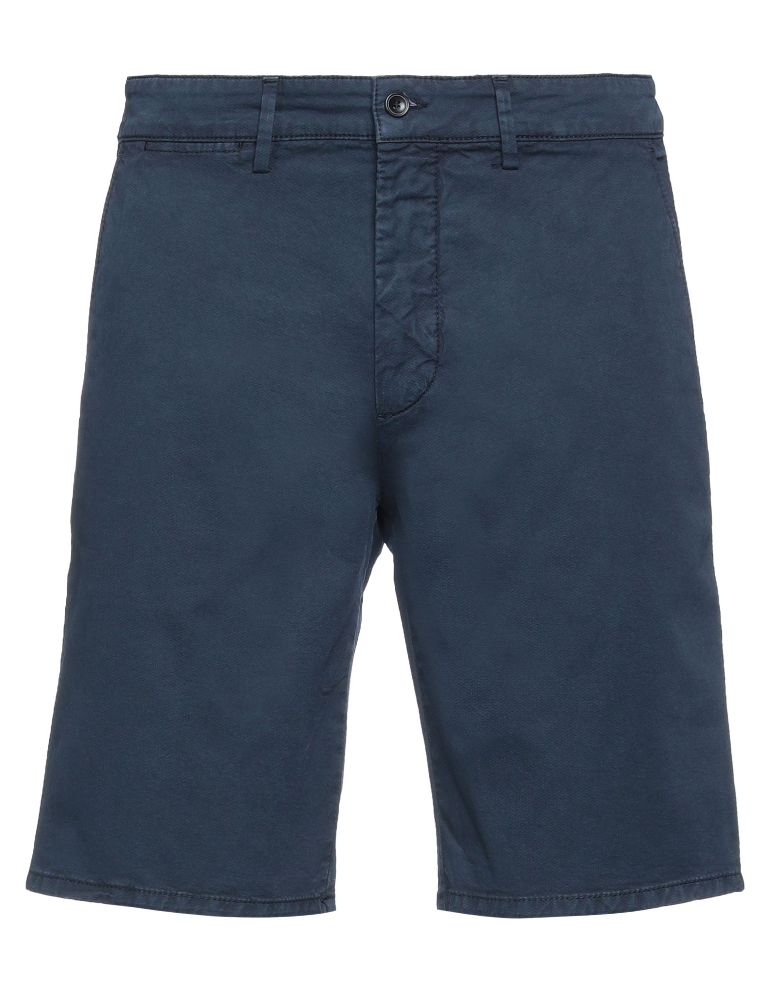Harmont & Blaine Man Shorts & Bermuda Shorts Navy Blue Size 28 Cotton, Elastane