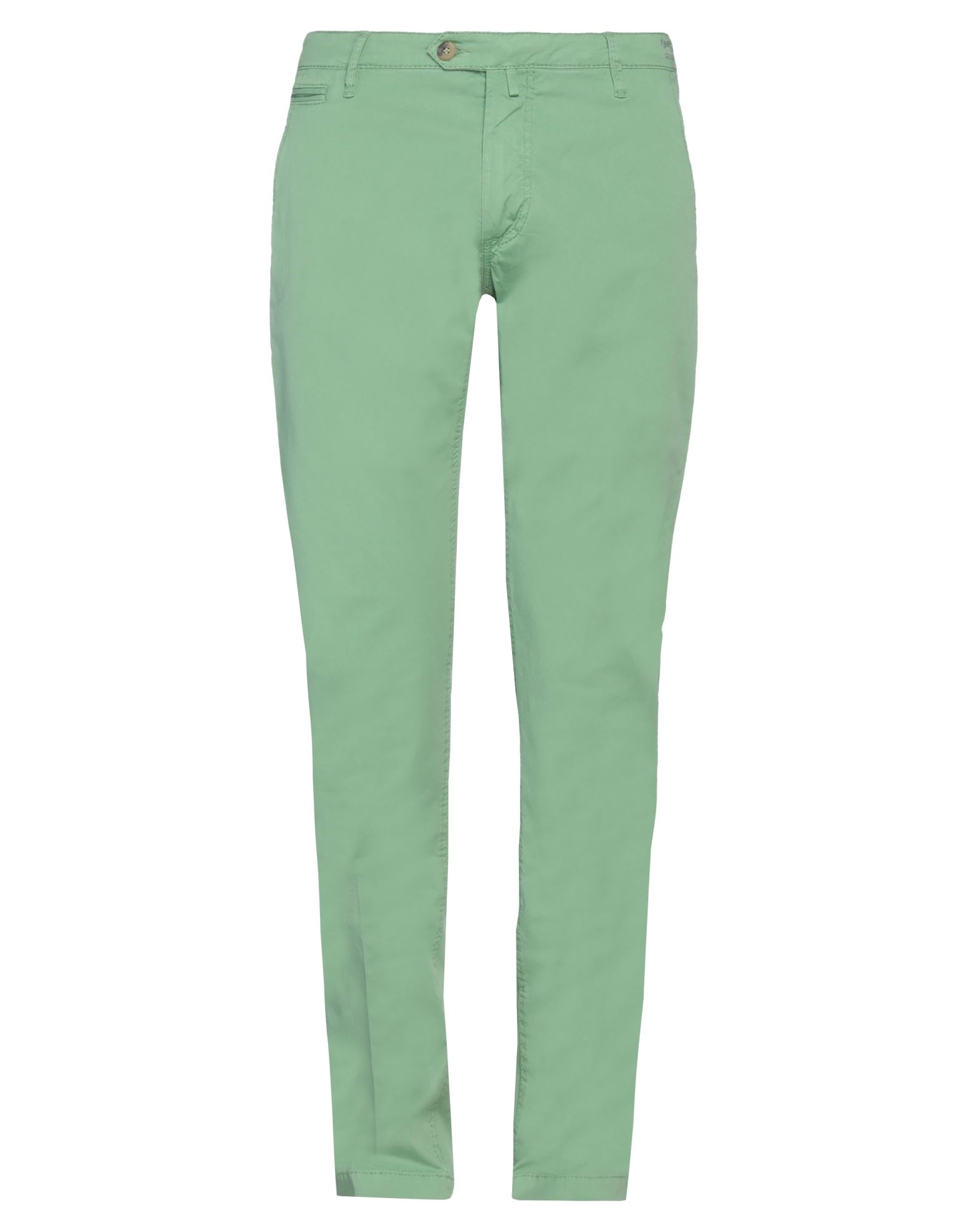 Shop Jacob Cohёn Man Pants Green Size 33 Cotton, Elastane
