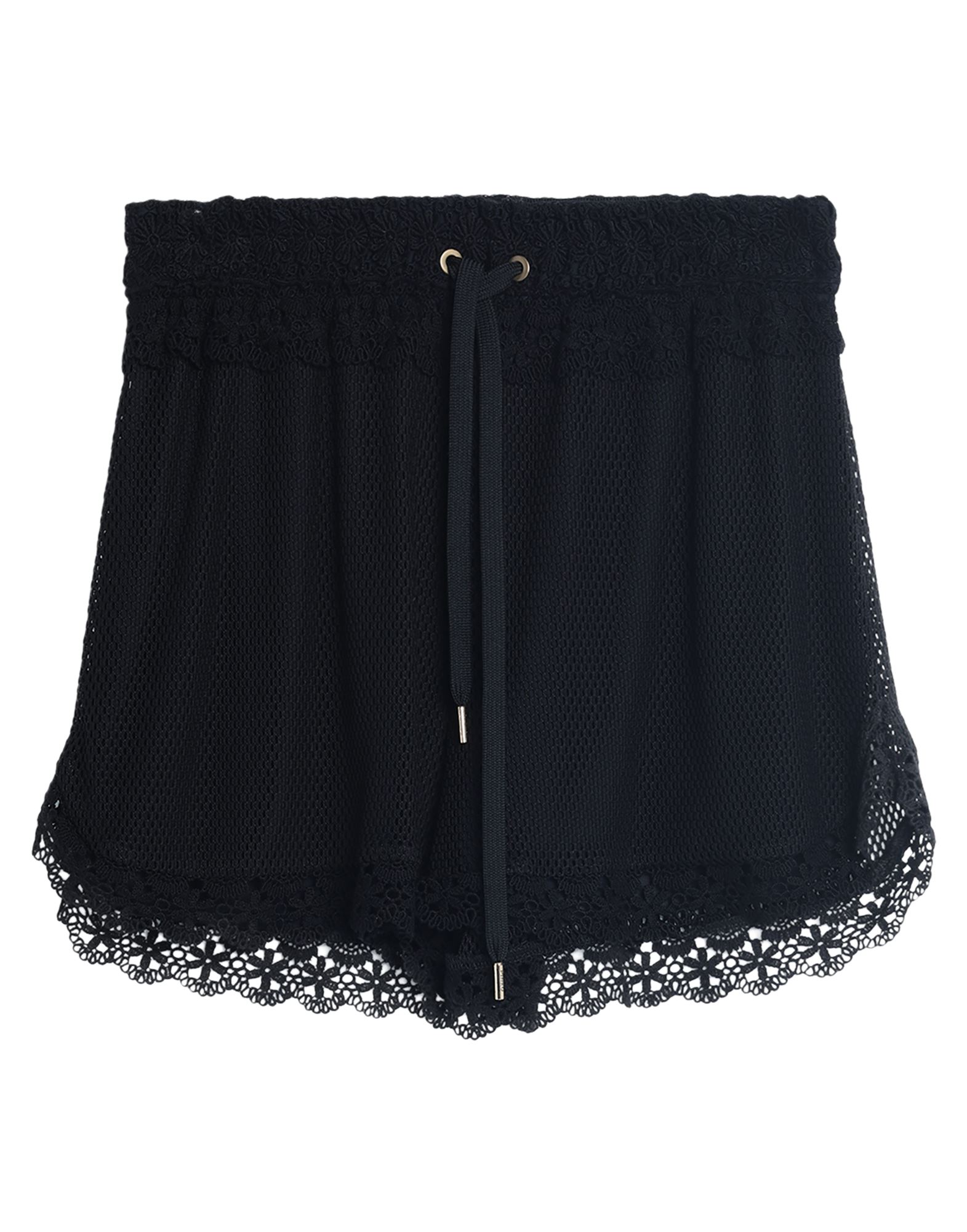 Pinko Woman Shorts & Bermuda Shorts Black Size 2 Polyamide, Viscose, Elastane
