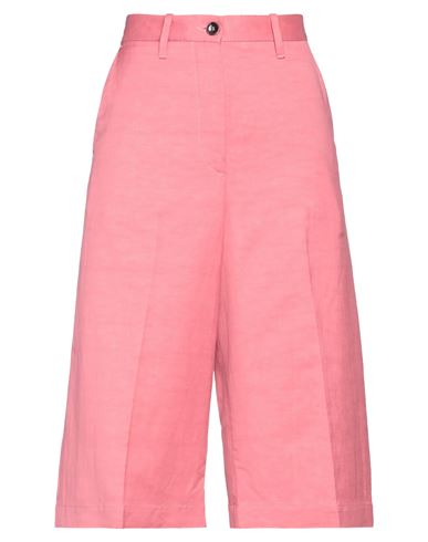 Nine:inthe:morning Nine In The Morning Woman Cropped Pants Pink Size 28 Viscose, Linen, Elastane
