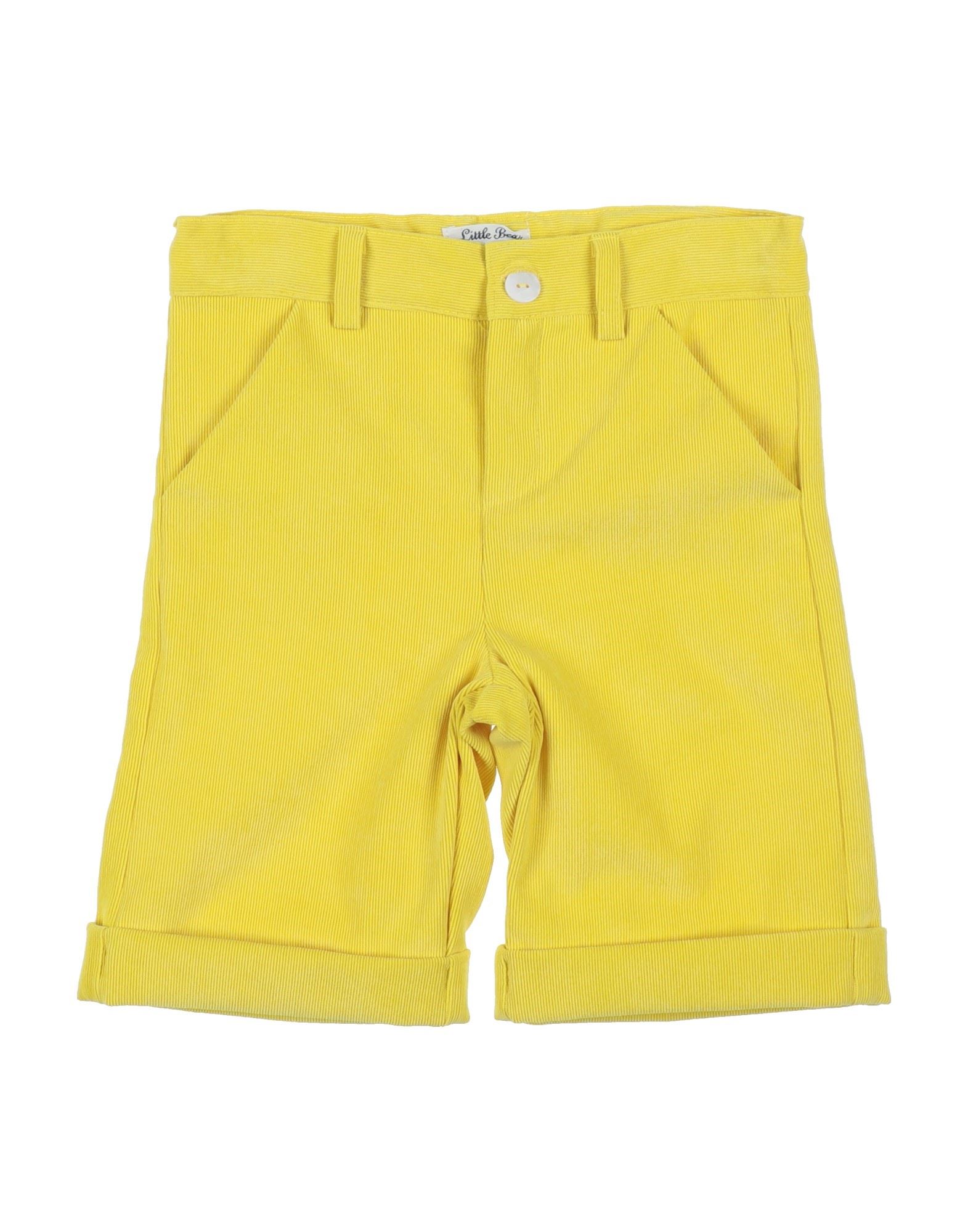 Shop Little Bear Toddler Girl Shorts & Bermuda Shorts Yellow Size 5 Polyester, Polyamide, Elastane