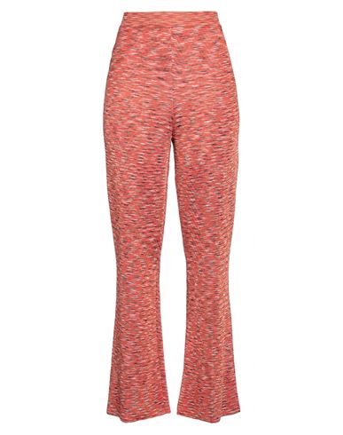 Shop M Missoni Woman Pants Rust Size 6 Viscose, Cotton In Red