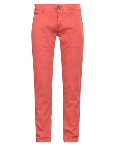 Jacob Cohёn Man Pants Orange Size 32 Cotton, Elastane