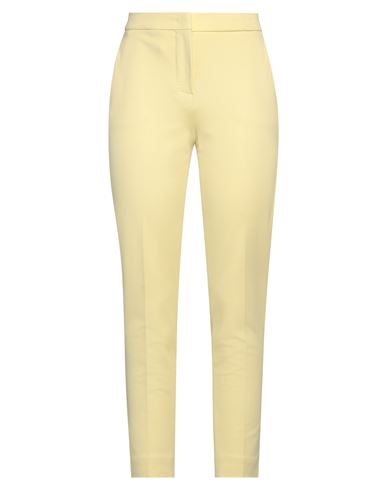 Max Mara Woman Pants Light Yellow Size 6 Viscose, Polyamide, Elastane