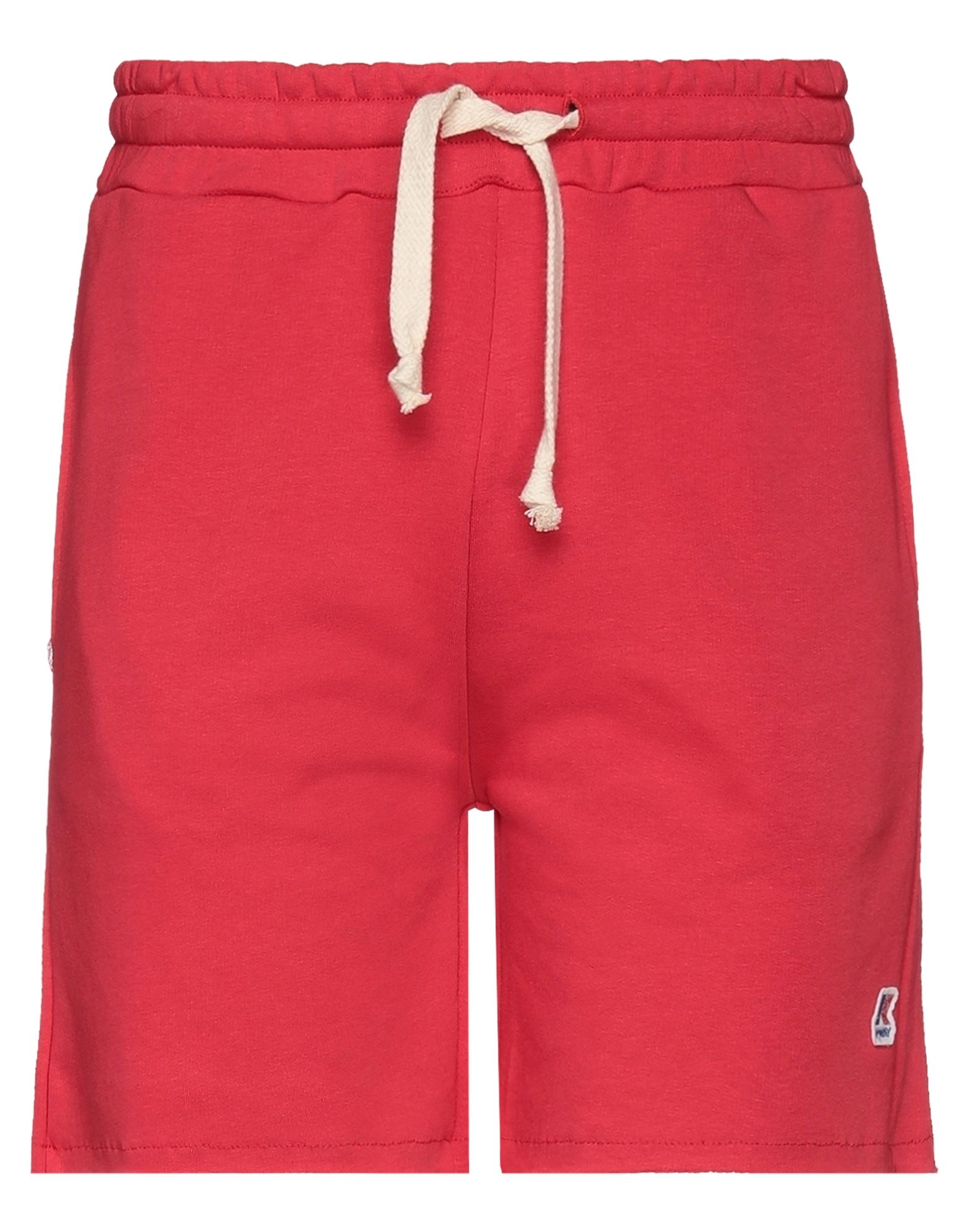 K-way Man Shorts & Bermuda Shorts Red Size S Cotton