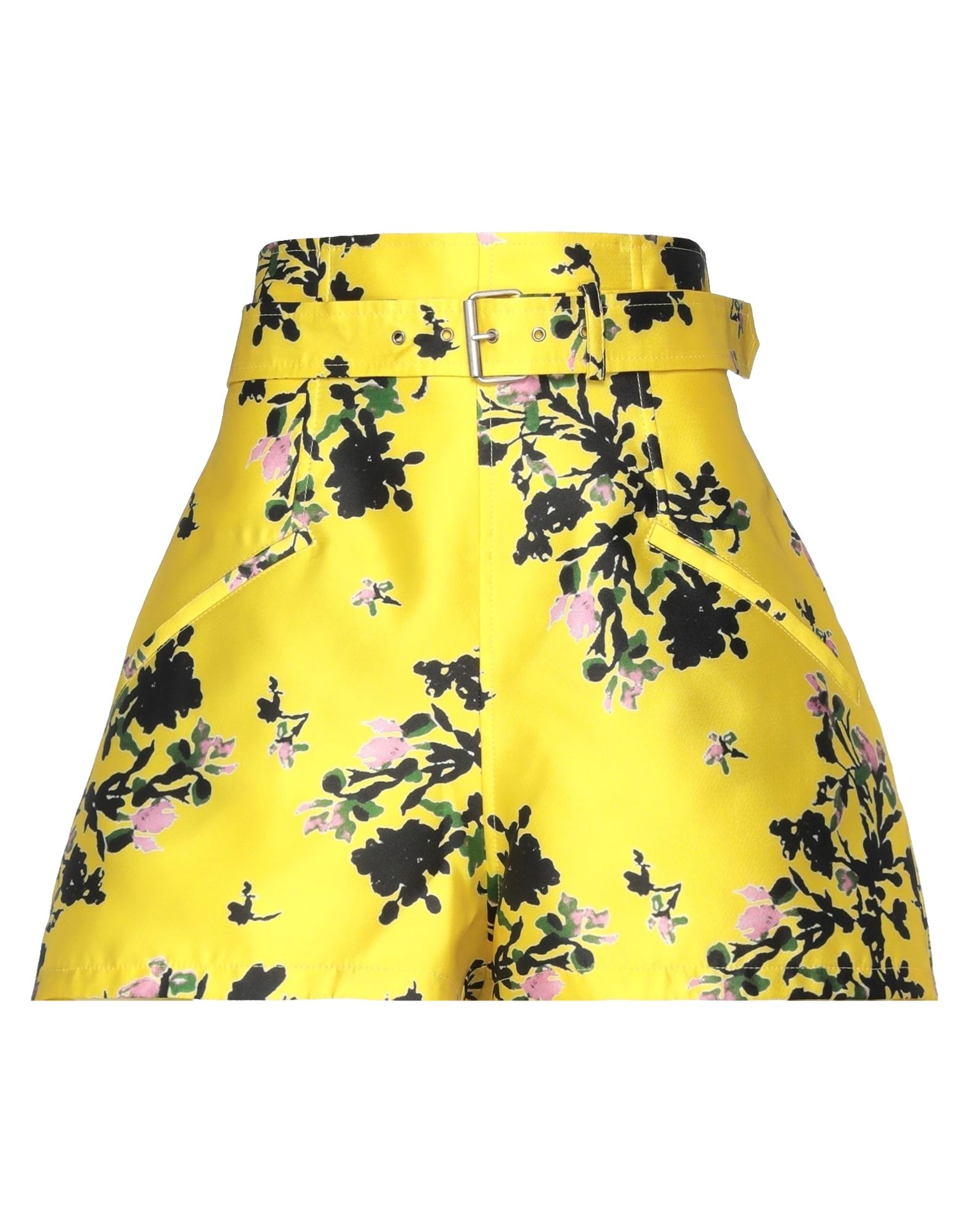 Philosophy Di Lorenzo Serafini Woman Shorts & Bermuda Shorts Yellow Size 6 Polyester