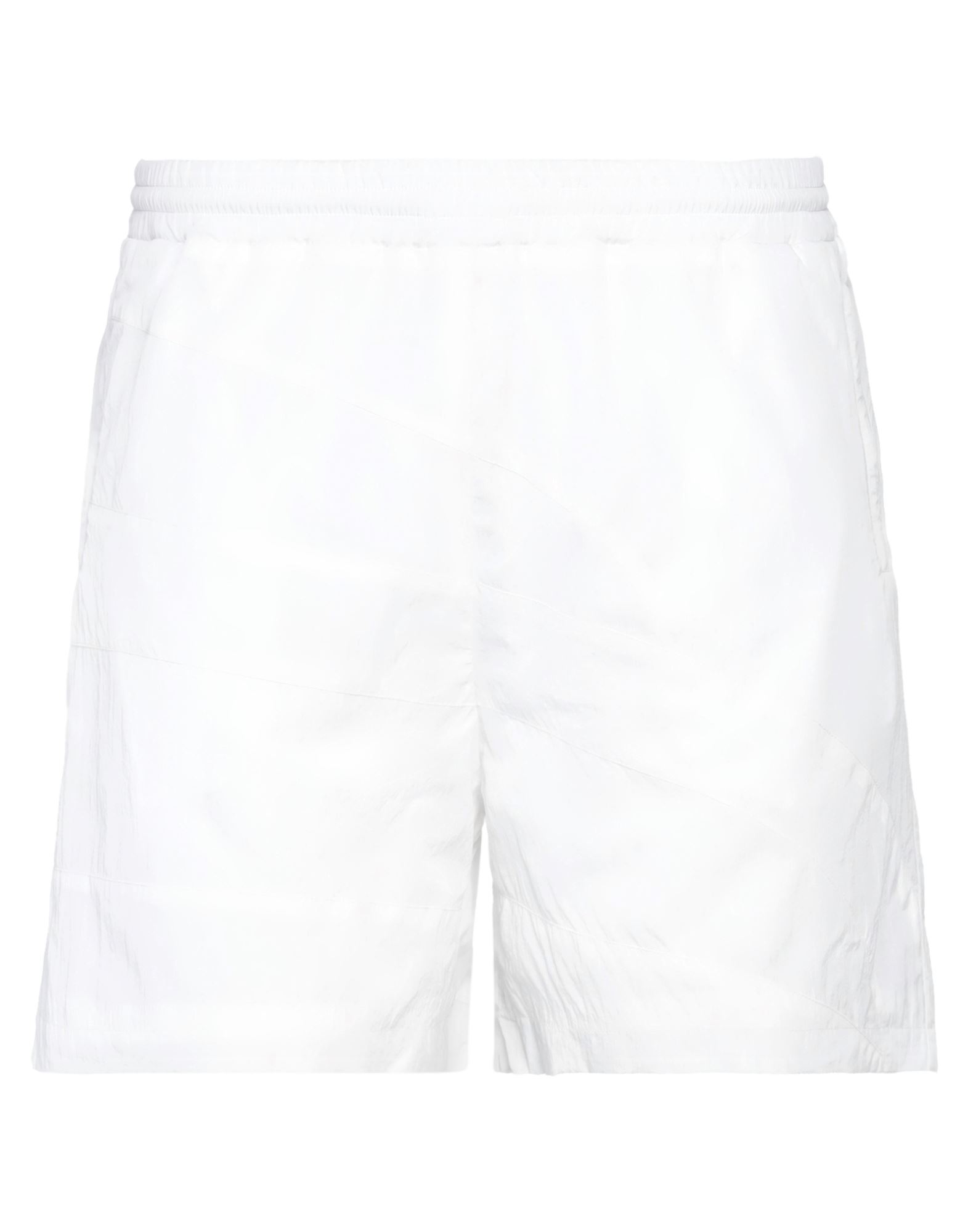 Drôle De Monsieur Man Shorts & Bermuda Shorts White Size M Polyamide
