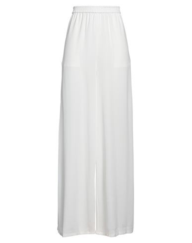 Max Mara Woman Pants White Size 8 Silk