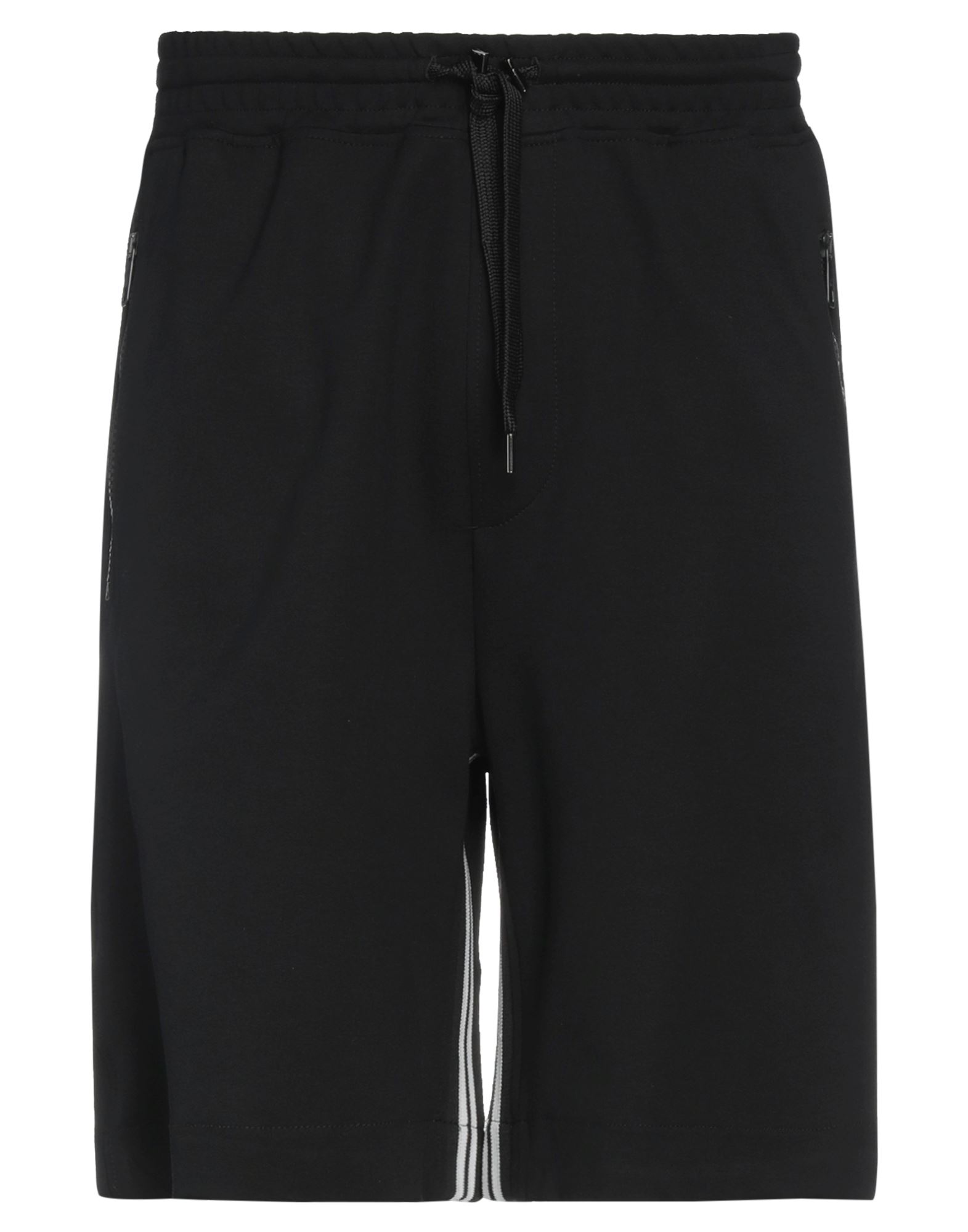Neil Barrett Man Shorts & Bermuda Shorts Black Size L Viscose, Polyester, Elastane