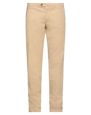 JACOB COHЁN JACOB COHЁN MAN PANTS BEIGE SIZE 34 COTTON, ELASTANE