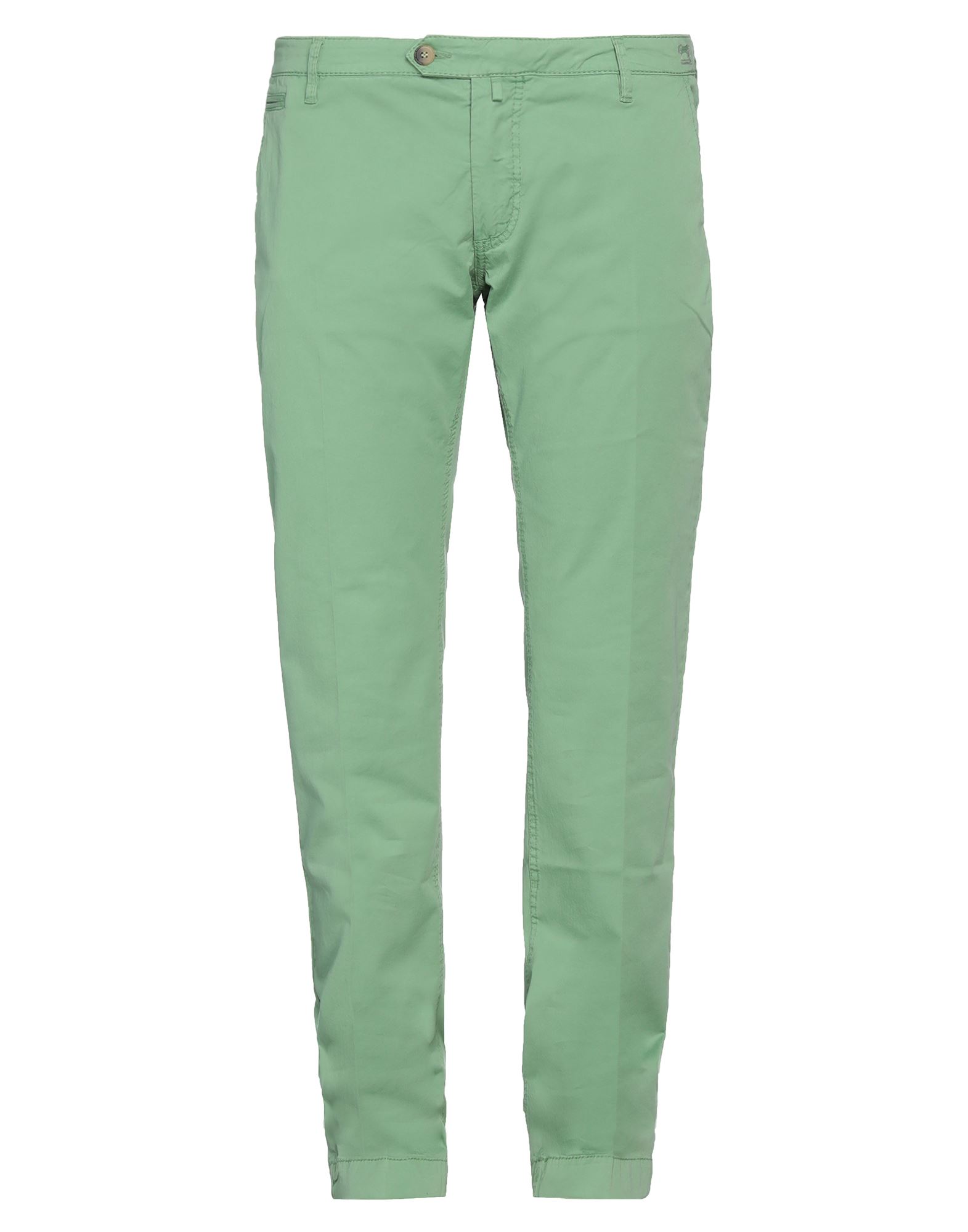 JACOB COHЁN JACOB COHЁN MAN PANTS GREEN SIZE 31 COTTON, ELASTANE