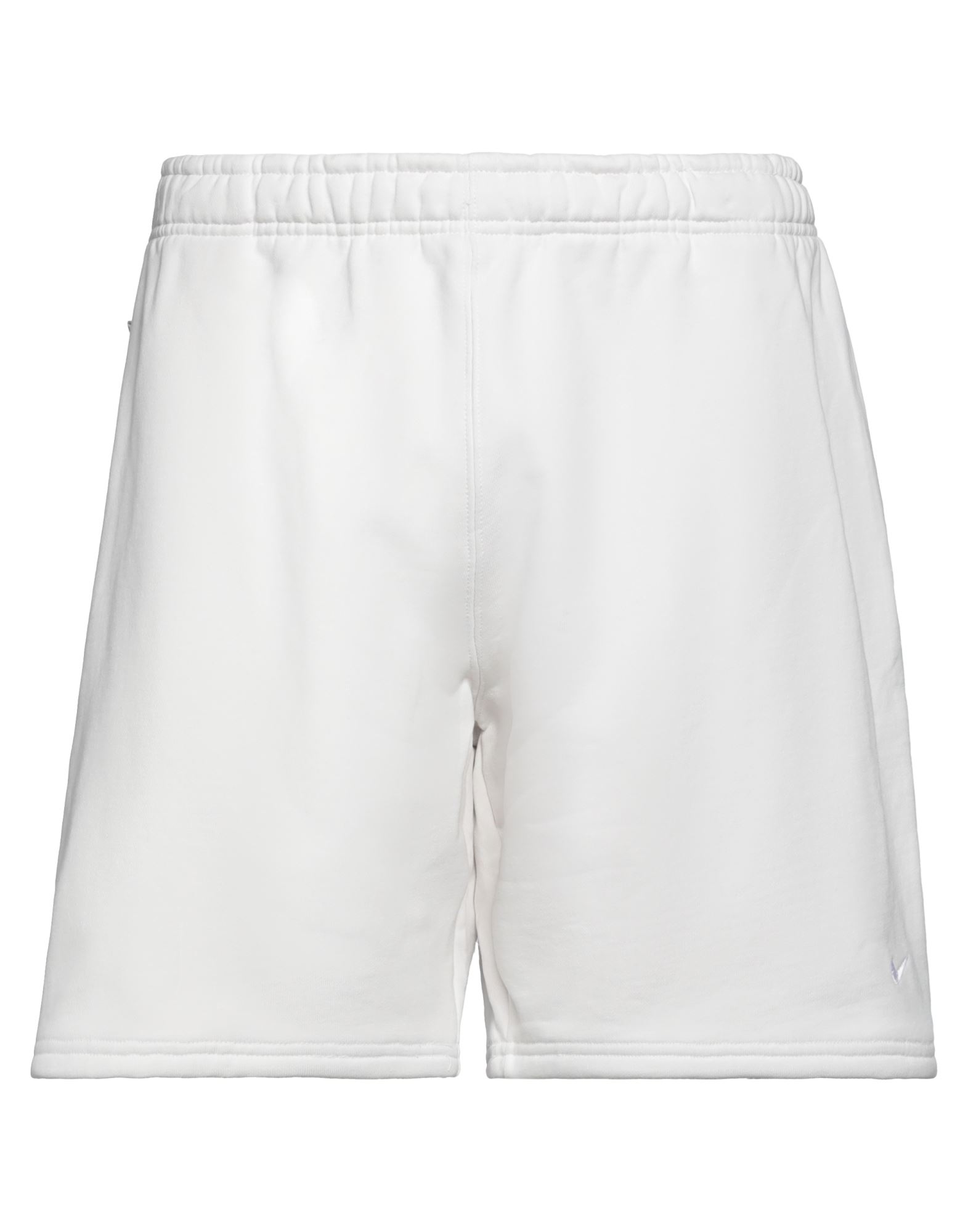 Nike Man Shorts & Bermuda Shorts Ivory Size Xs Cotton, Polyester In White