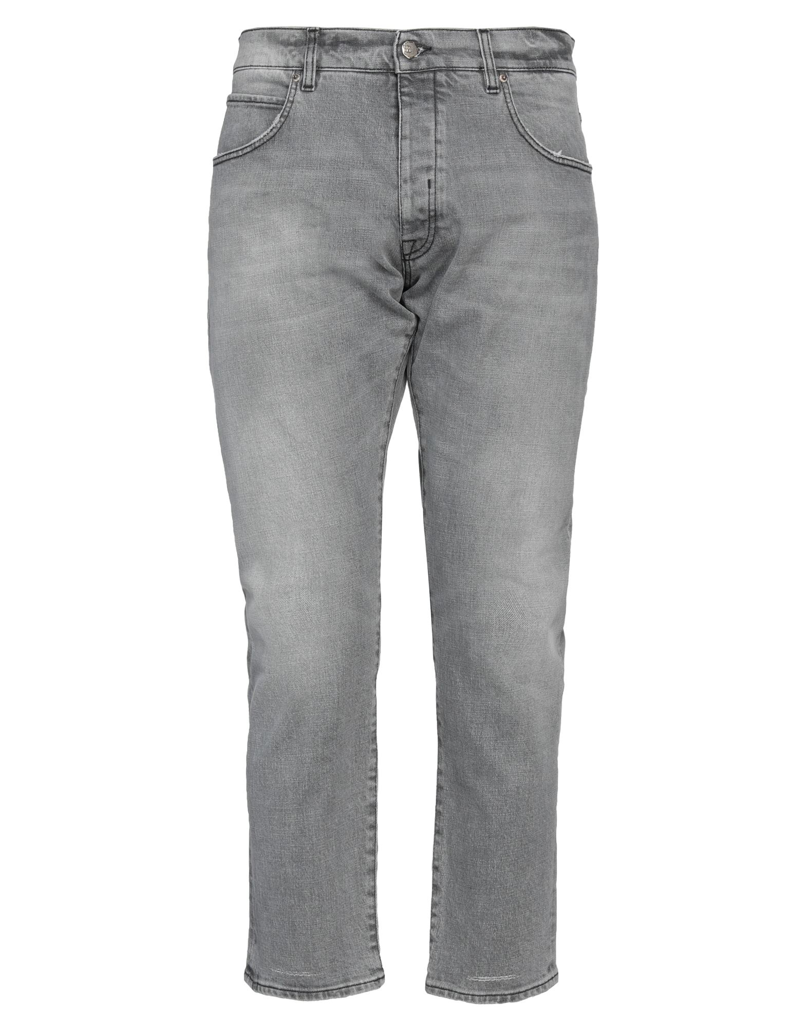 Shop 2w2m Man Jeans Grey Size 34 Cotton, Elastane, Polyester