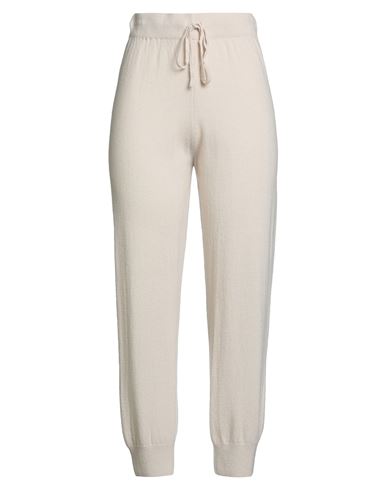 N.o.w. Andrea Rosati Cashmere N. O.w. Andrea Rosati Cashmere Woman Pants Beige Size S Wool, Viscose, Cashmere, Nylon In Neutral