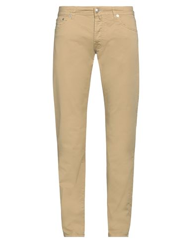 Jacob Cohёn Man Pants Camel Size 33 Cotton, Elastane In Beige