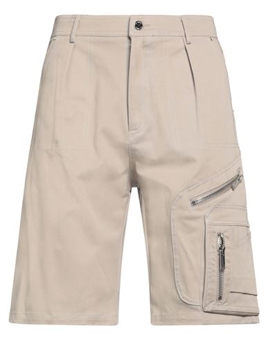 Les Hommes Man Shorts & Bermuda Shorts Beige Size 34 Cotton, Elastane