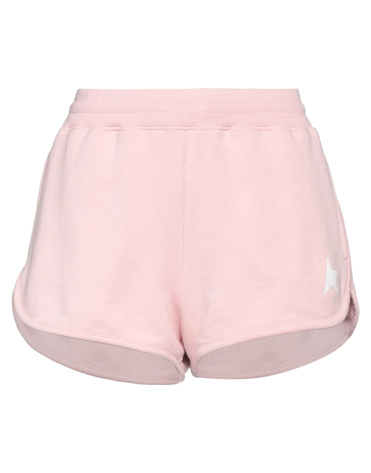 Shop Golden Goose Woman Shorts & Bermuda Shorts Light Pink Size M Cotton