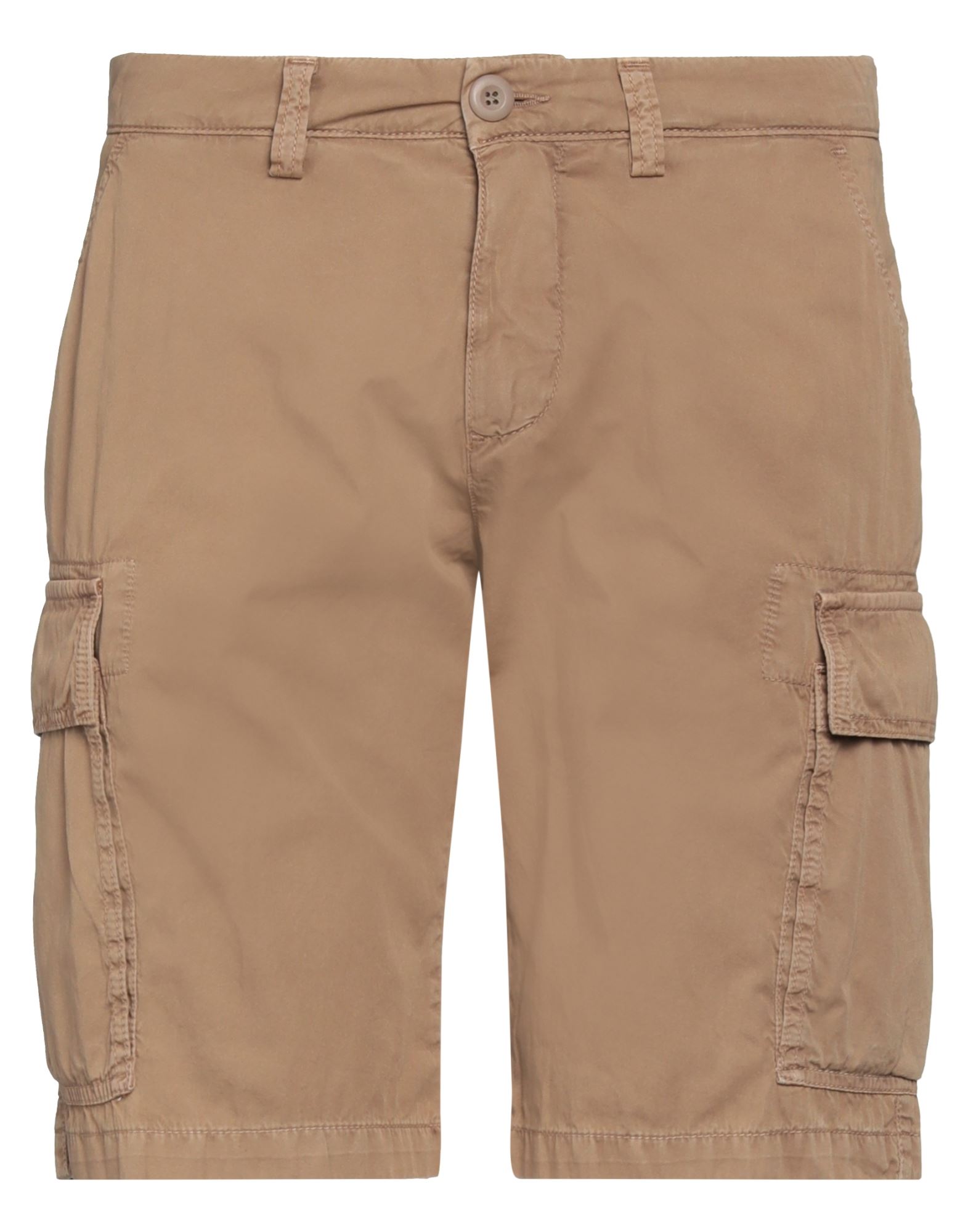 Modfitters Man Shorts & Bermuda Shorts Camel Size 31 Cotton In Beige