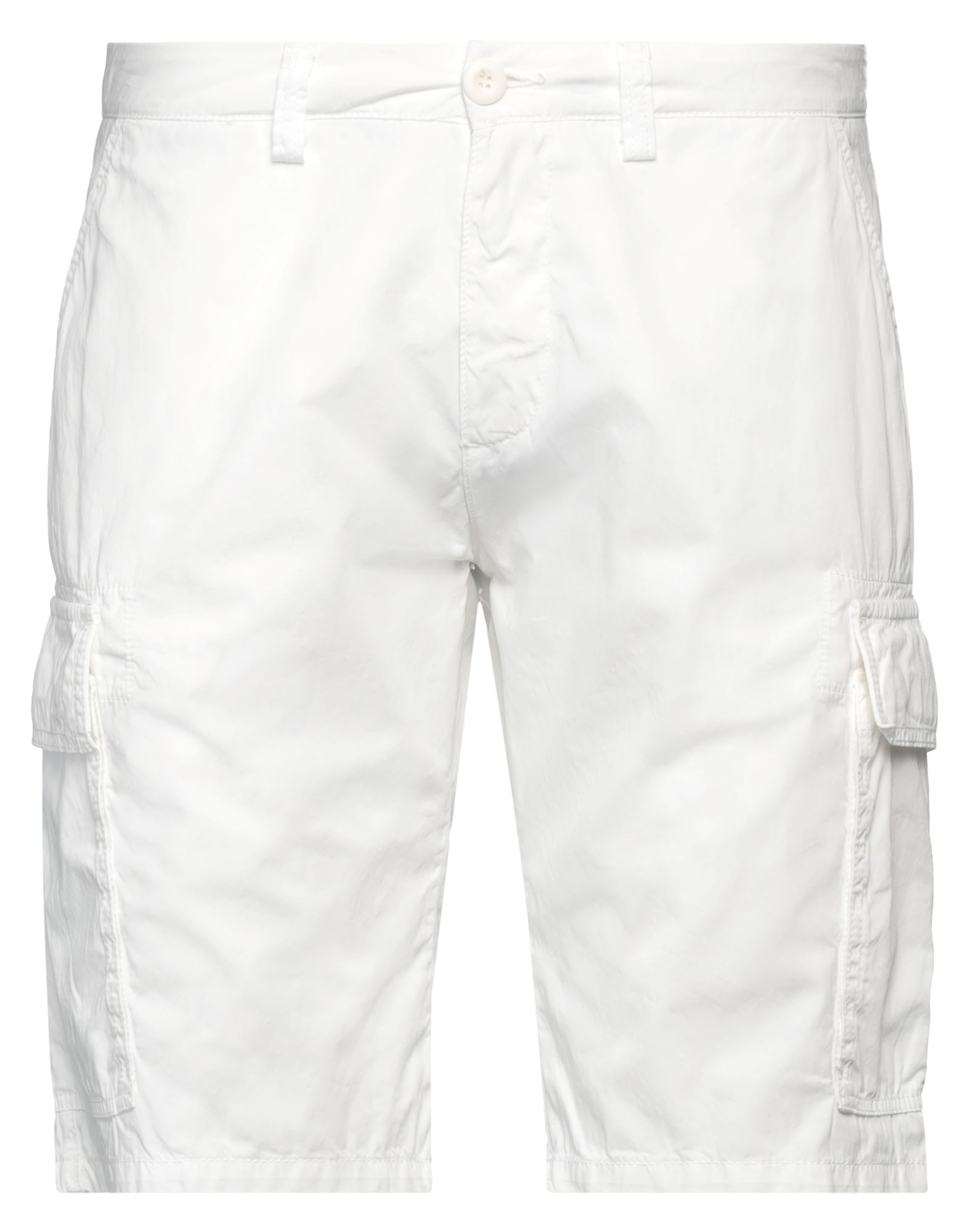 Modfitters Man Shorts & Bermuda Shorts White Size 38 Cotton