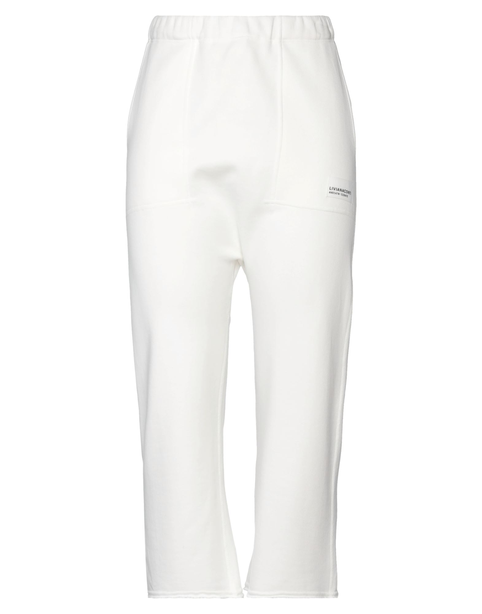 Liviana Conti Cropped Trousers In White