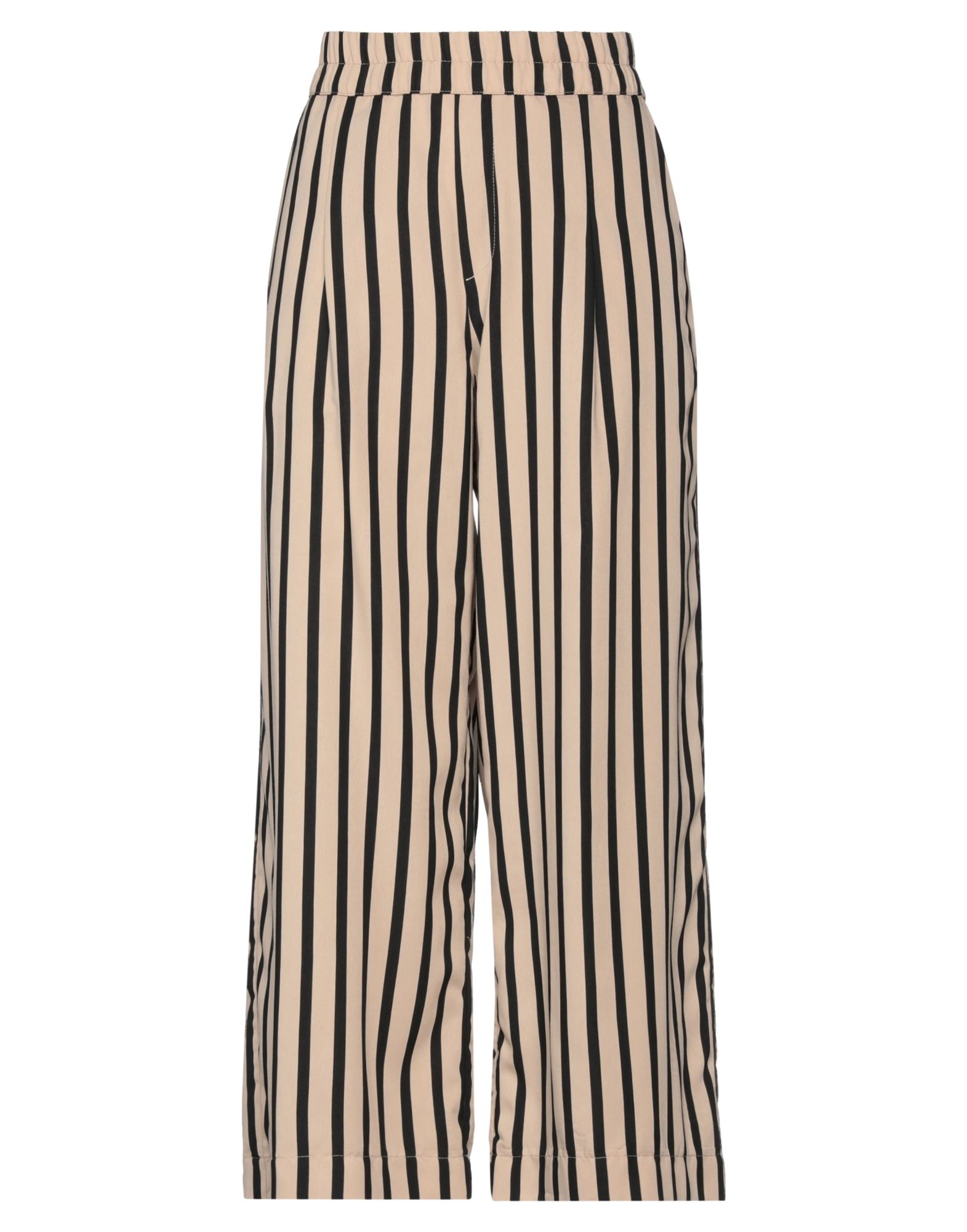 Shop Biancoghiaccio Woman Pants Beige Size 8 Viscose, Polyester