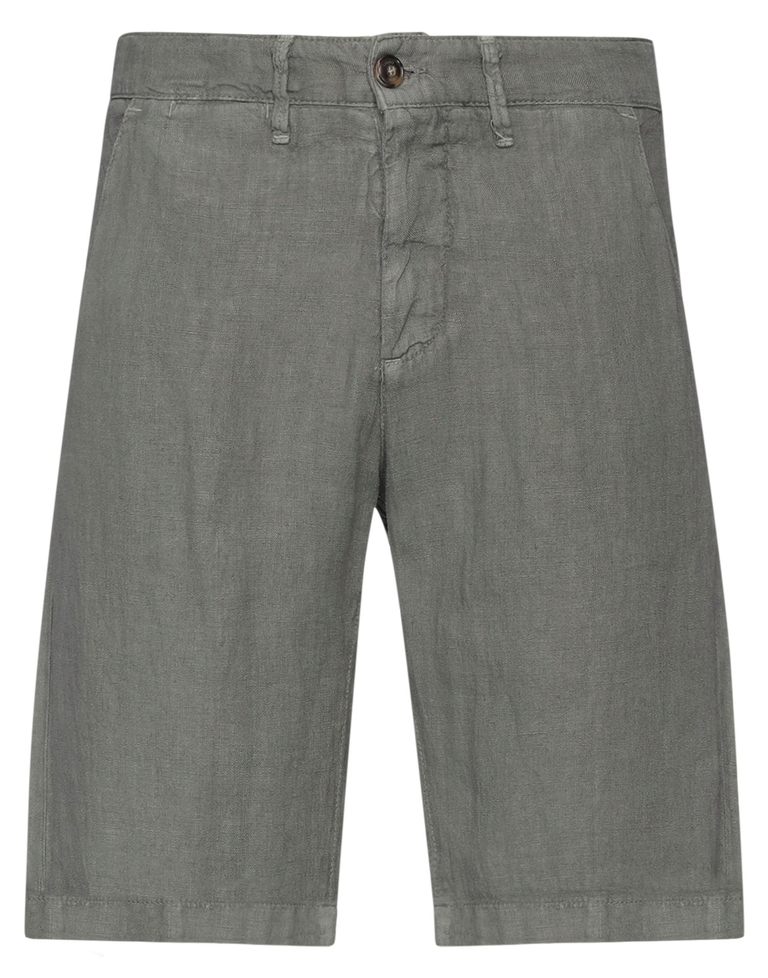 Liu •jo Man Man Shorts & Bermuda Shorts Grey Size 28 Linen