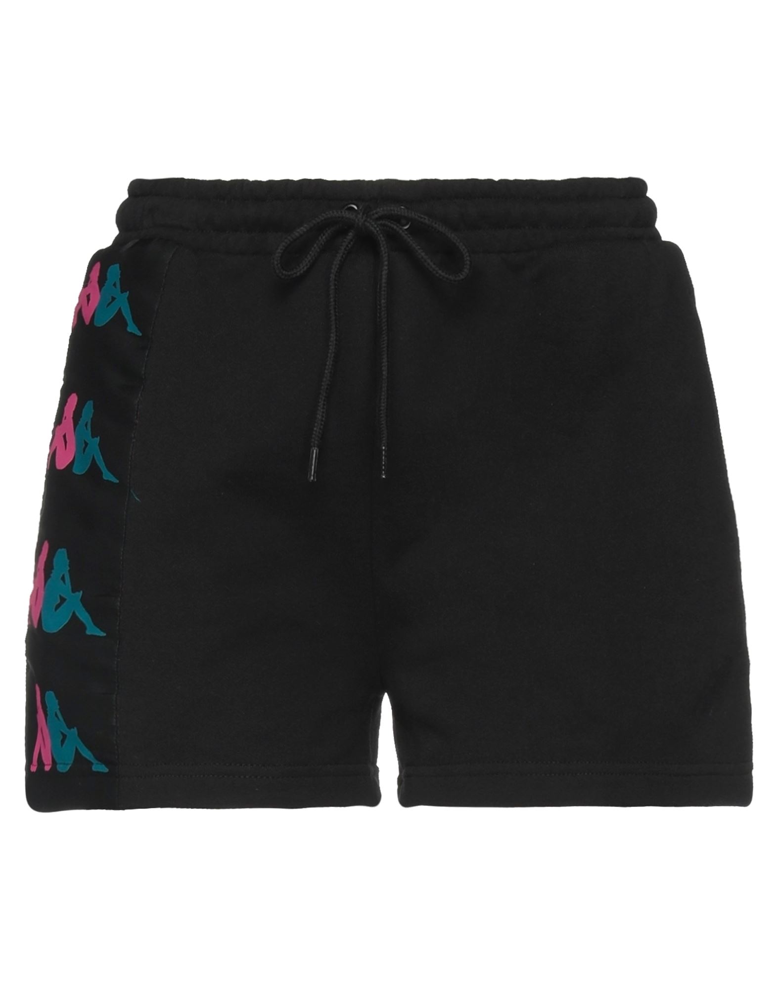 Kappa Woman Shorts & Bermuda Shorts Black Size Xl Cotton, Polyester