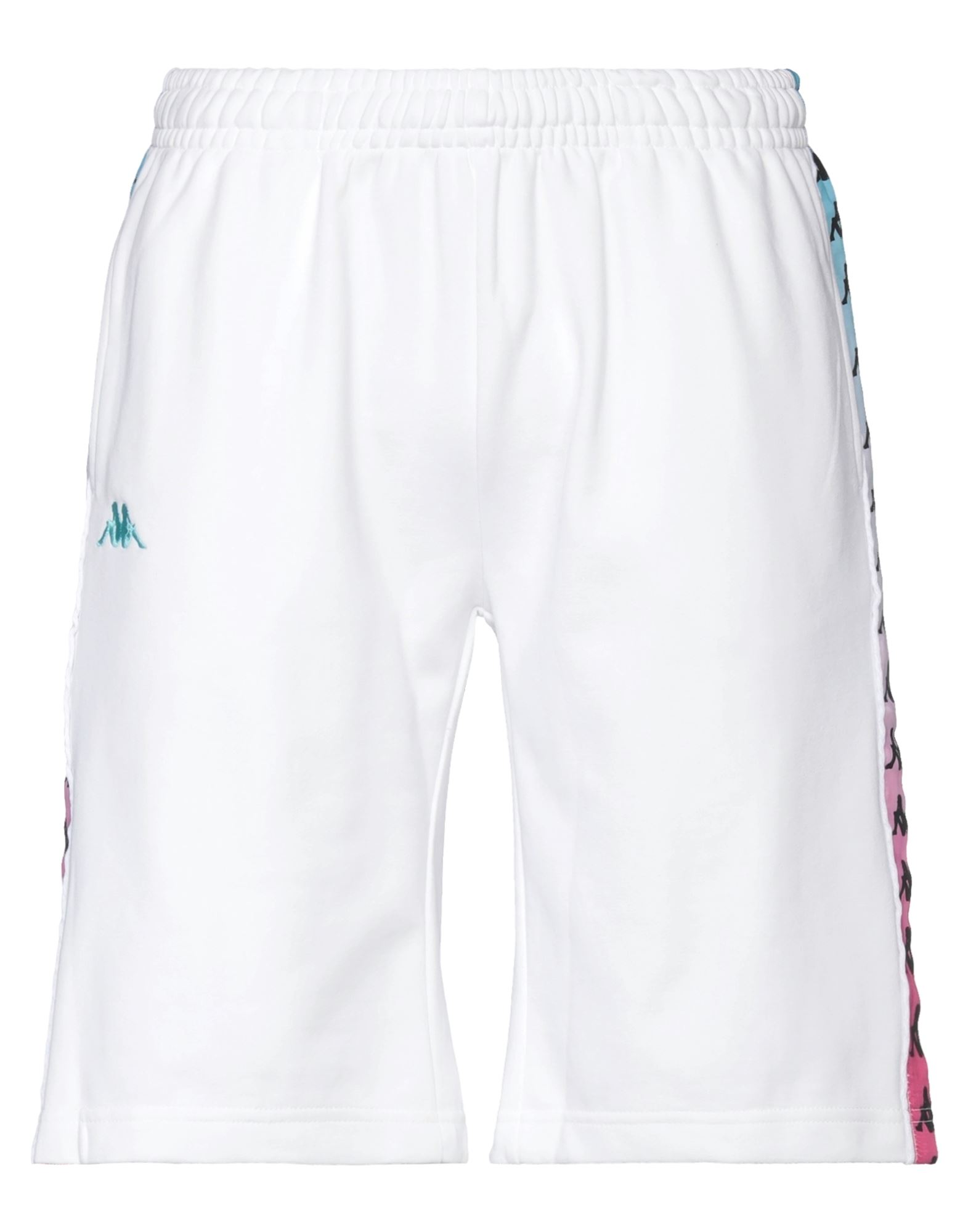 Kappa Man Shorts & Bermuda Shorts White Size Xxl Cotton, Polyester