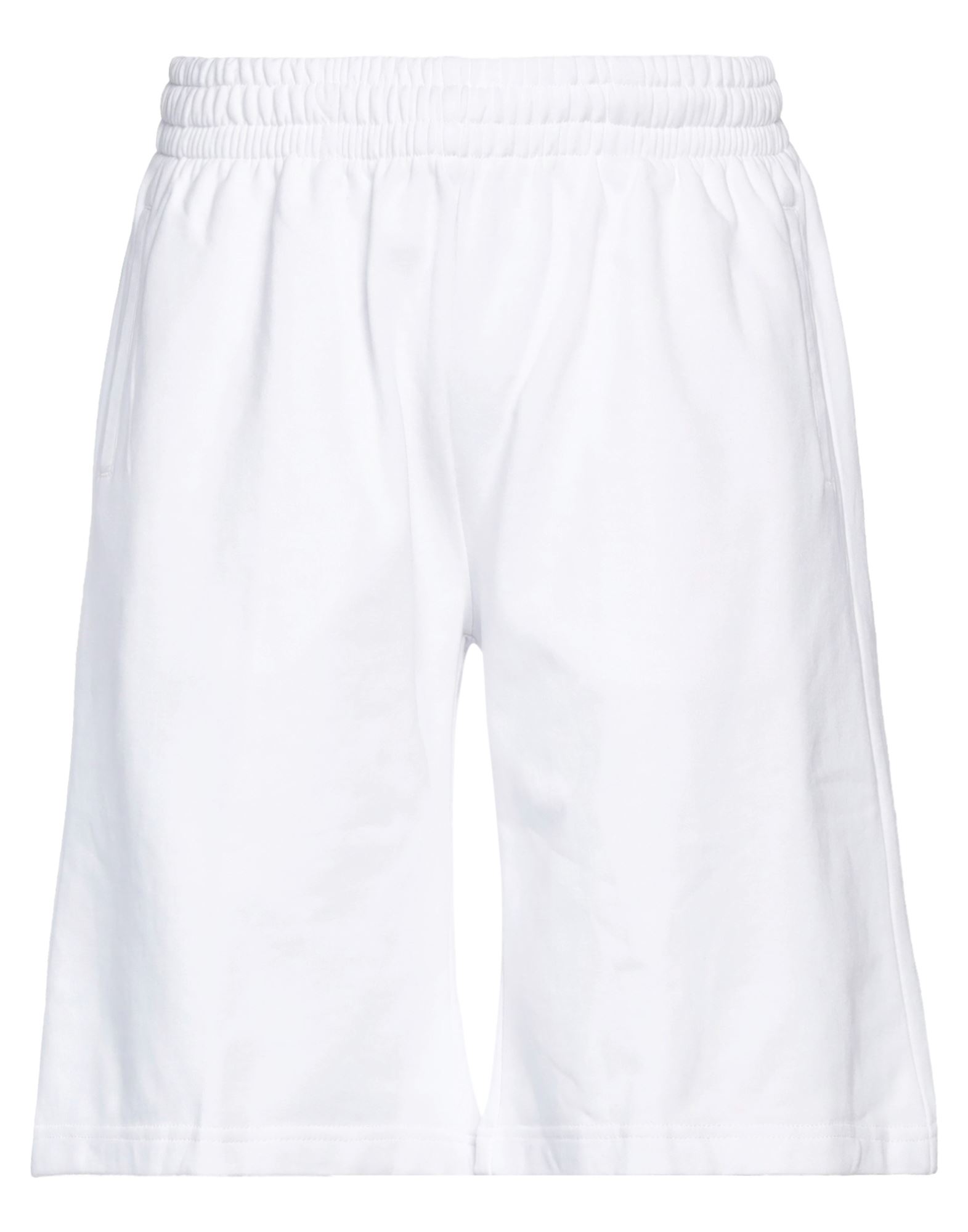 Kappa Man Shorts & Bermuda Shorts White Size Xxl Cotton, Polyester