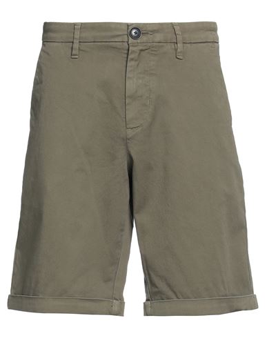 Sun 68 Man Shorts & Bermuda Shorts Military Green Size 29 Cotton, Elastane