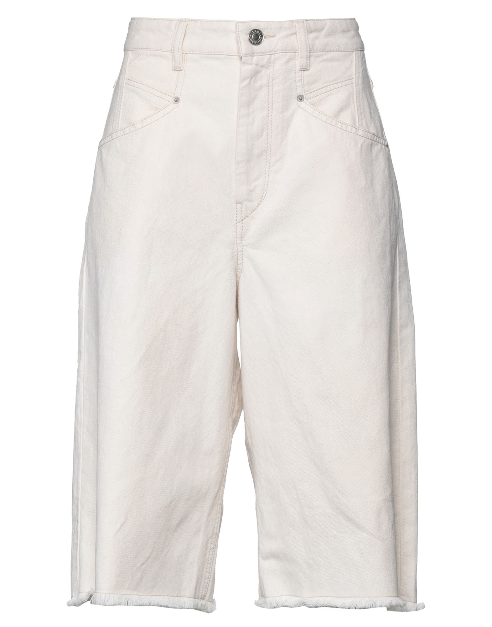 Isabel Marant Denim Cropped In White