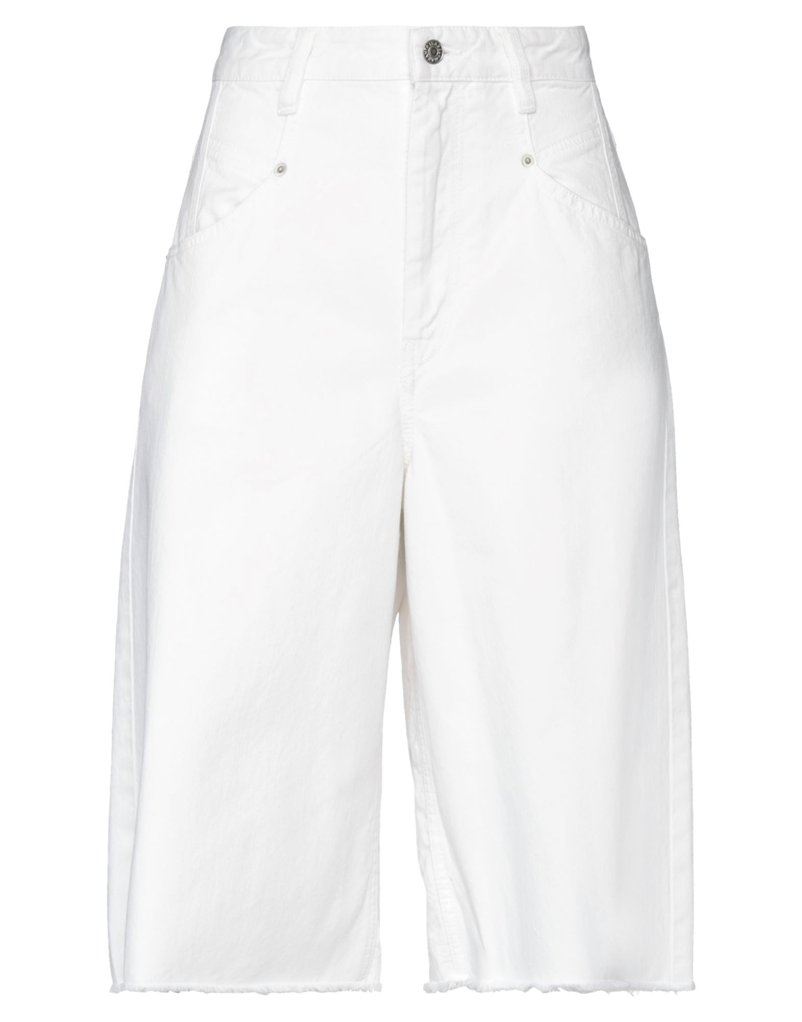 Isabel Marant Denim Cropped In White
