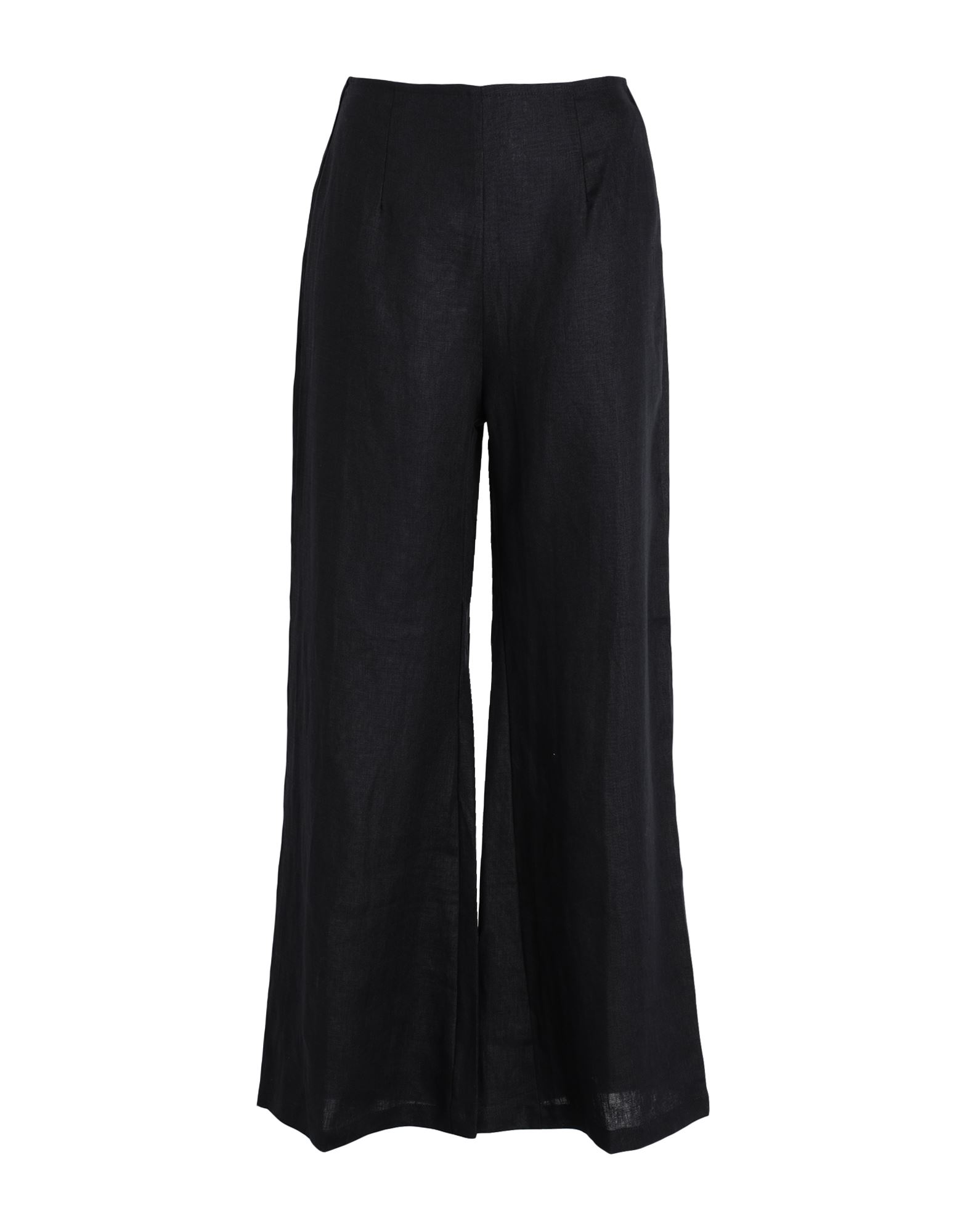 Faithfull The Brand Woman Pants Black Size 8 Linen