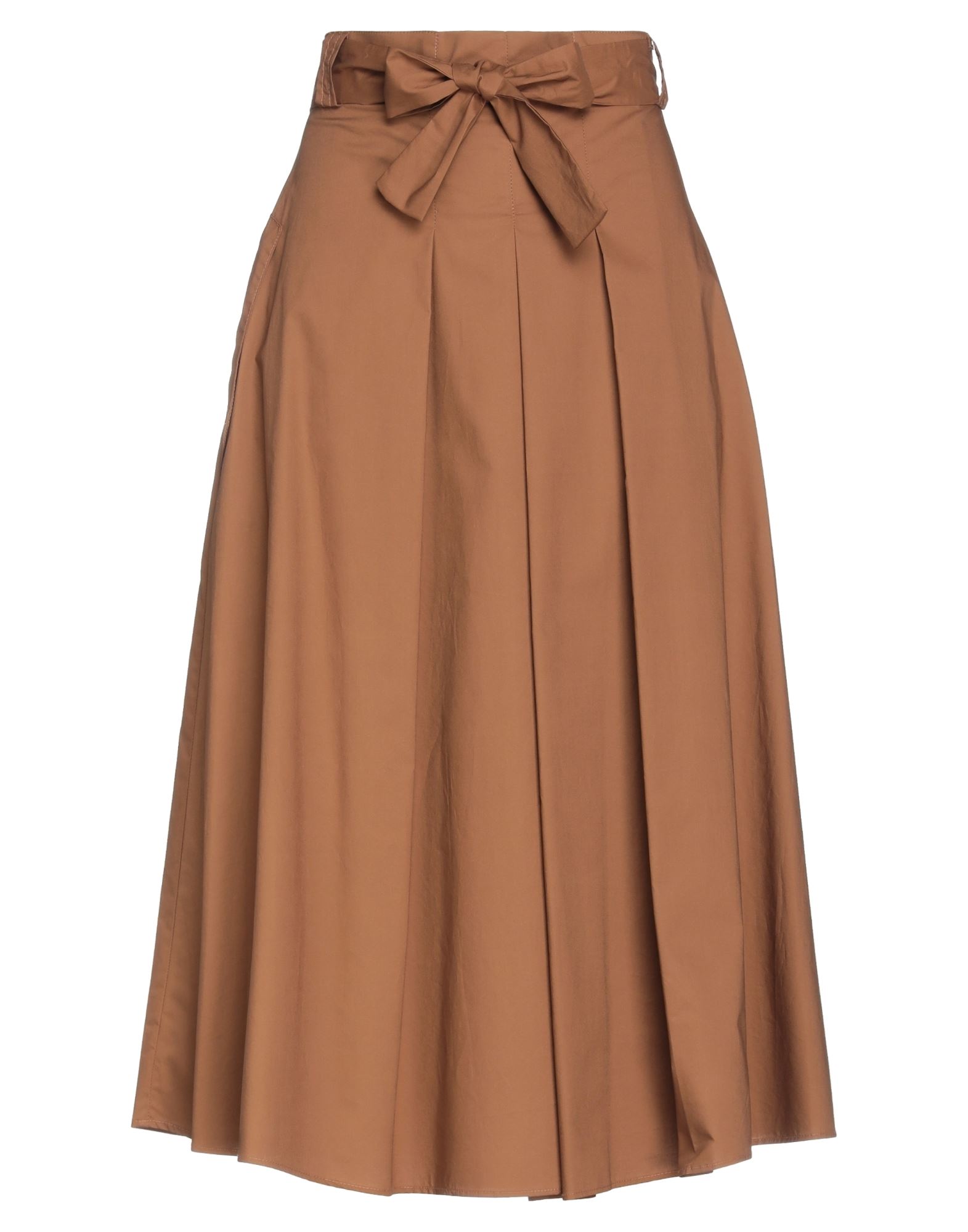 Biancoghiaccio Midi Skirts In Brown