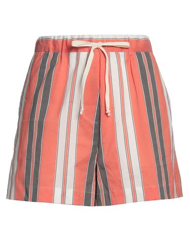 Balia 8.22 Woman Shorts & Bermuda Shorts Coral Size 8 Cotton, Elastane In Red