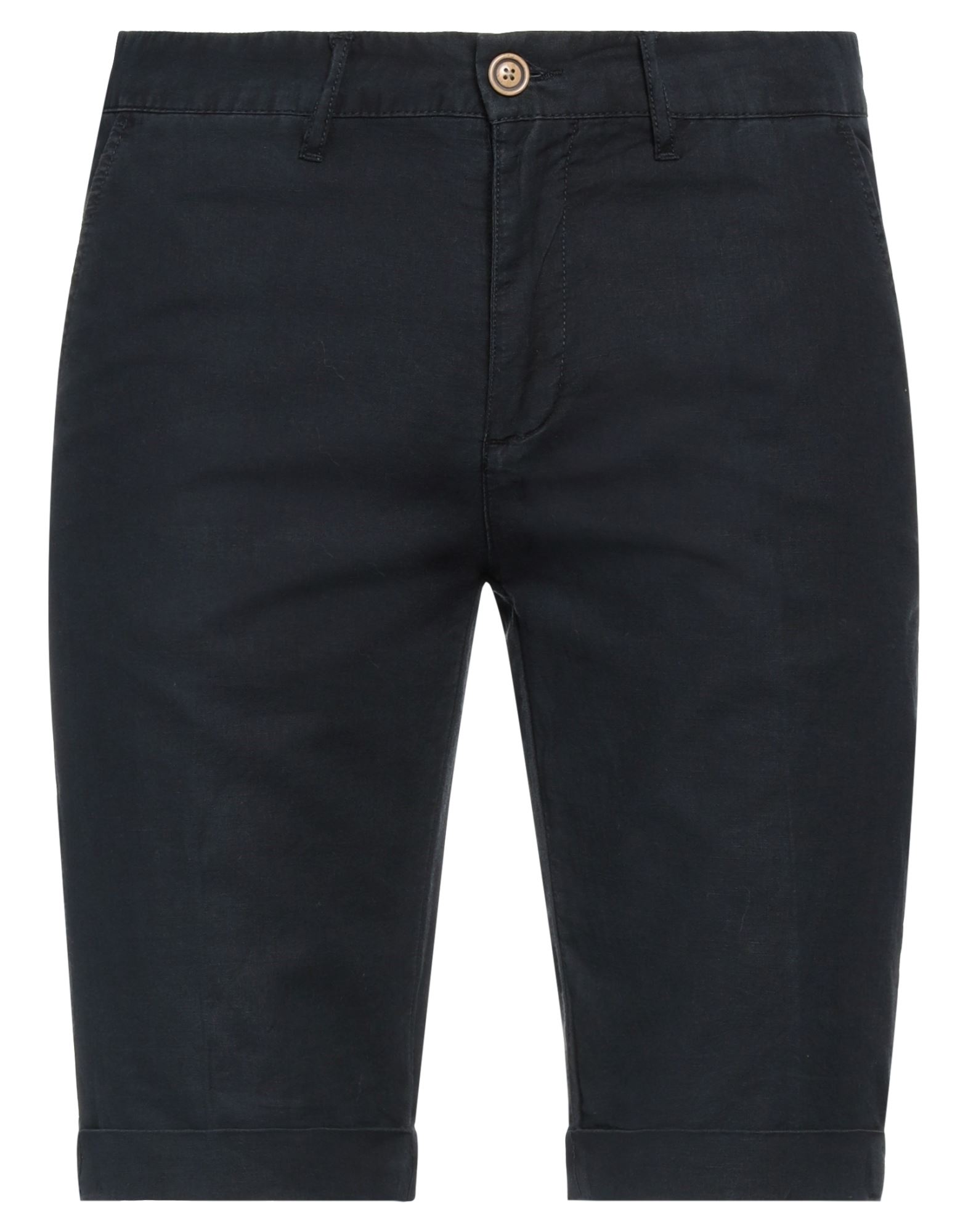 Markup Man Shorts & Bermuda Shorts Midnight Blue Size 28 Linen, Cotton