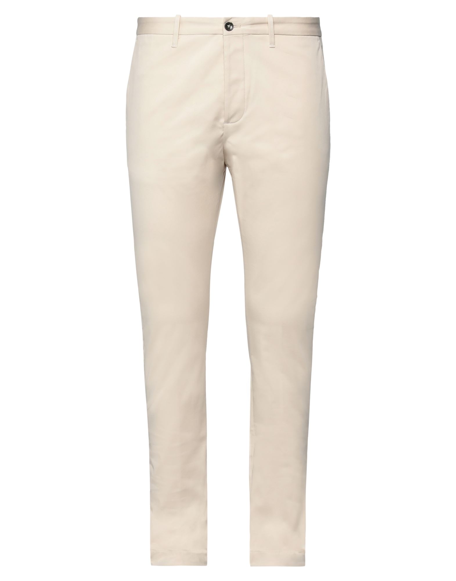 Nine:inthe:morning Man Pants Beige Size 36 Cotton, Elastane