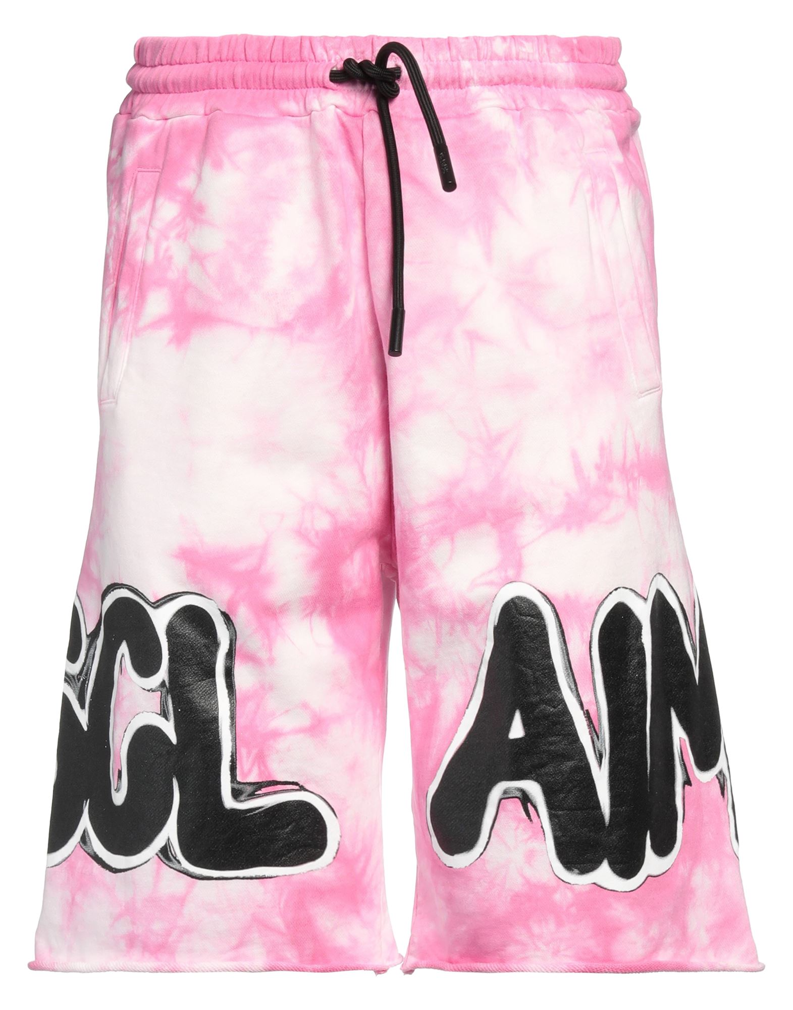 Disclaimer Man Shorts & Bermuda Shorts Pink Size S Cotton