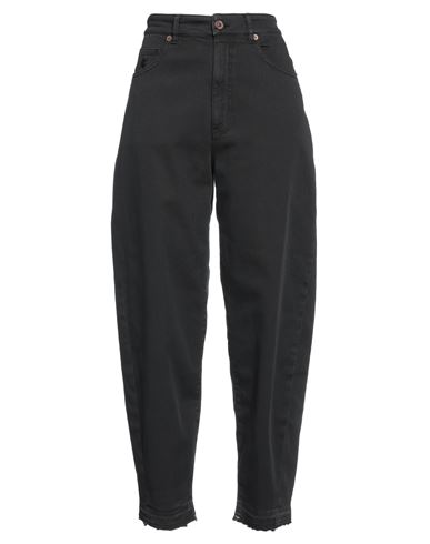 Avantgar Denim By European Culture Woman Pants Black Size 26 Cotton, Polyester, Elastane