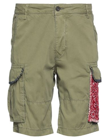 Front Street 8 Man Shorts & Bermuda Shorts Military Green Size 30 Cotton