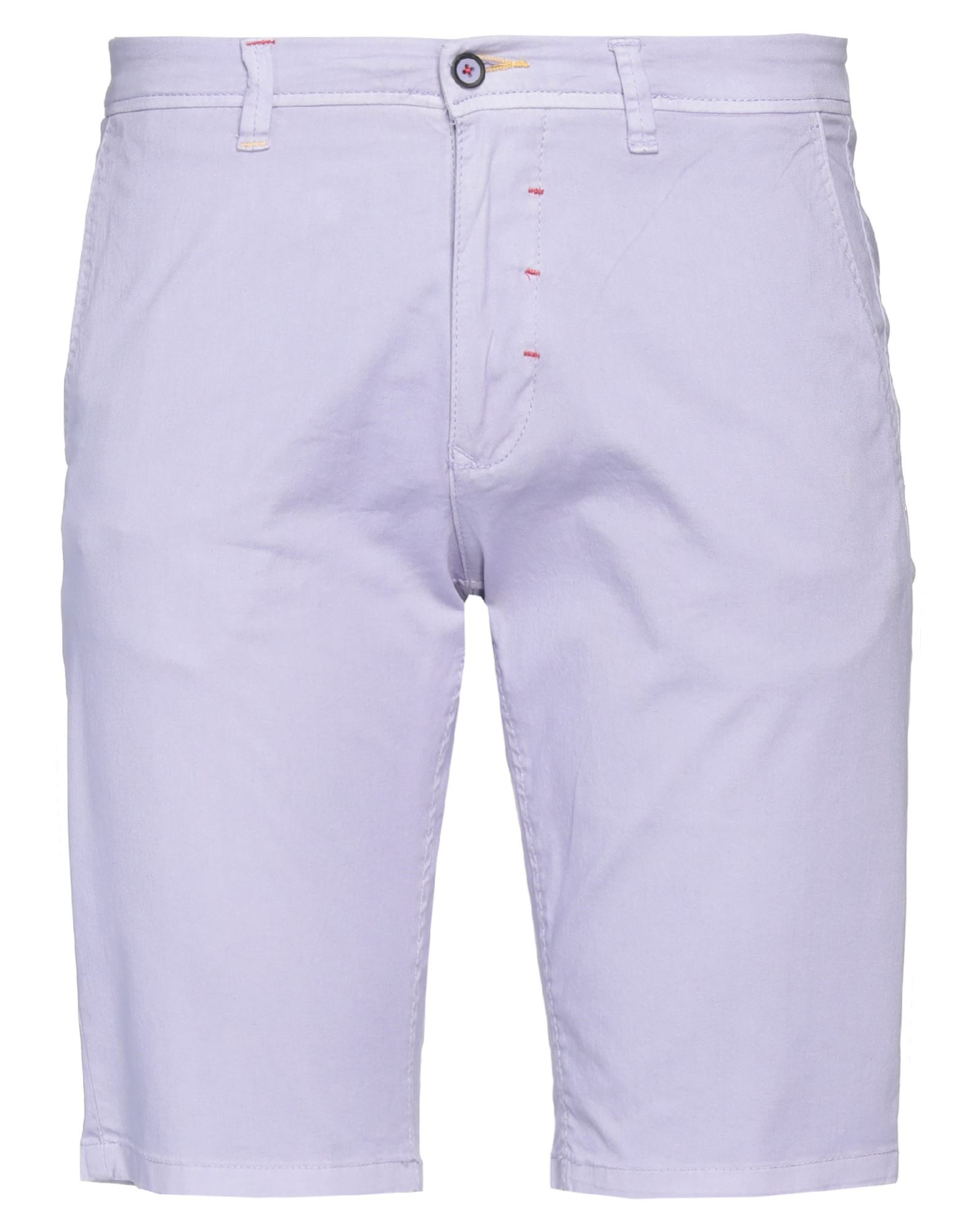 Berna Man Shorts & Bermuda Shorts Light Purple Size 36 Cotton, Elastane