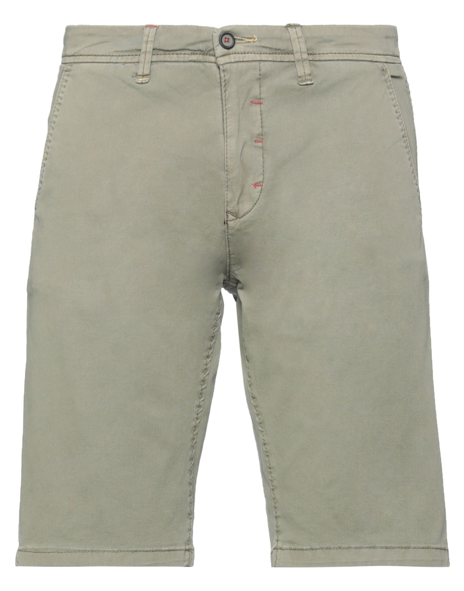 Berna Man Shorts & Bermuda Shorts Military Green Size 28 Cotton, Elastane