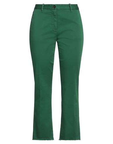 Nine In The Morning Woman Pants Green Size 25 Cotton, Elastane