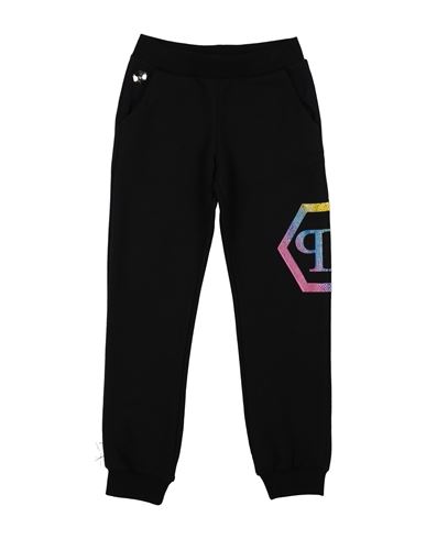 Philipp Plein Toddler Girl Pants Black Size 6 Cotton, Elastane In Black