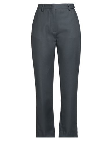 Pence Woman Pants Charcoal Size 10 Virgin Wool