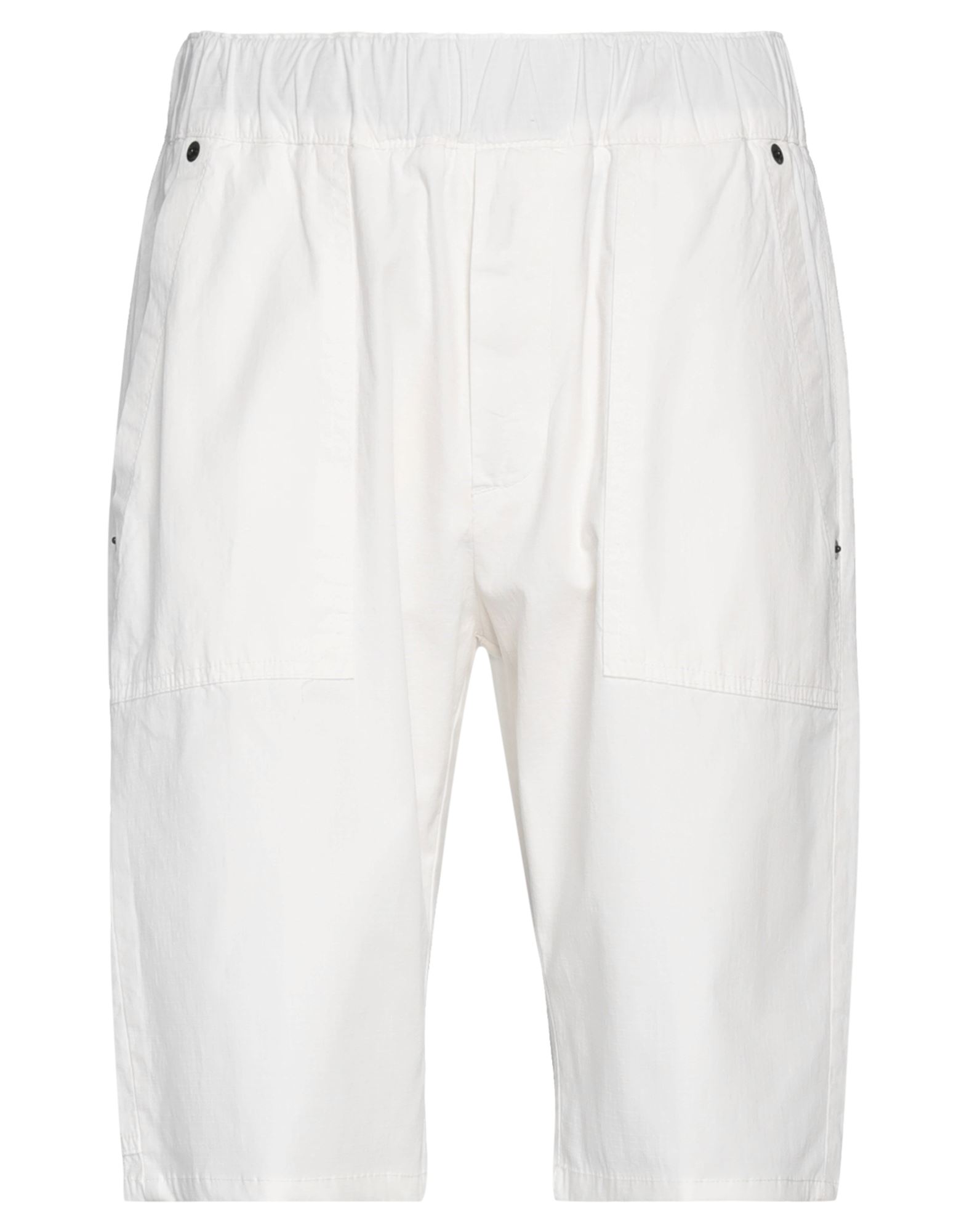 Pmds Premium Mood Denim Superior Man Shorts & Bermuda Shorts White Size 28 Cotton, Elastane