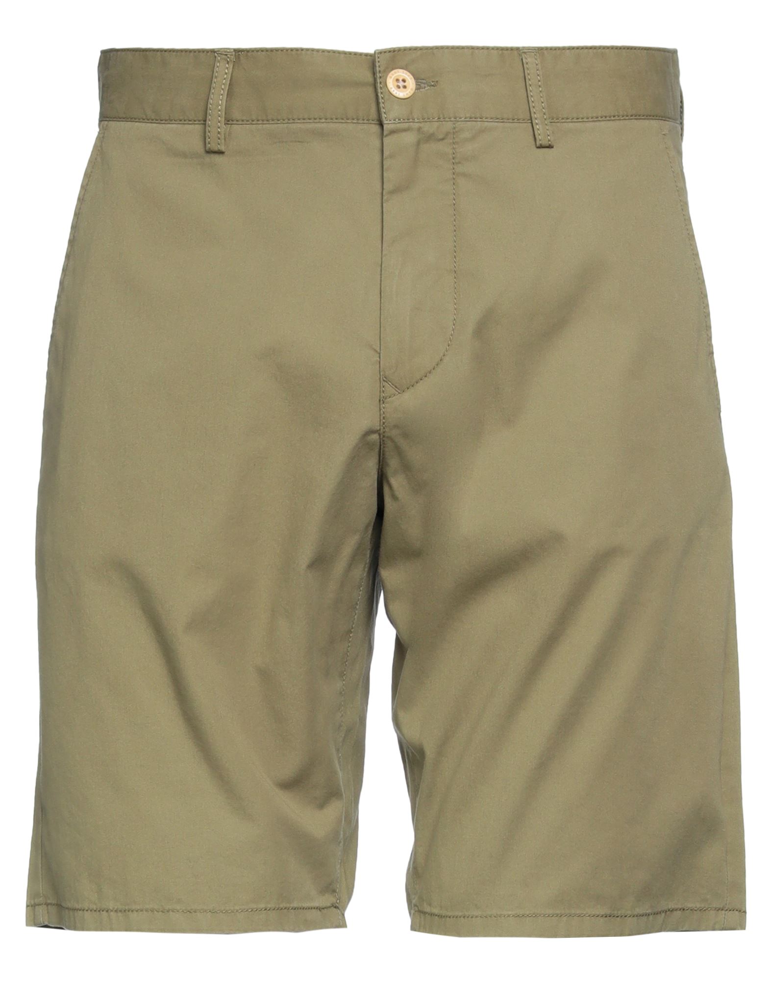 Gant Man Shorts & Bermuda Shorts Military Green Size 33 Cotton